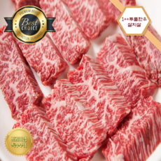 [에스푸드] 한우 1++등급 살치살 구이용 프리미엄 마블링 냉장 집들이 캠핑, 200g, 2개