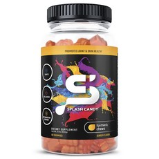 SplashCandy 薑黃軟糖 生薑口味軟糖, 1個, 60顆