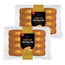삼립 오븐에 구운 버터 휘낭시에(8입)/2박스 (총16봉), 360g, 2개