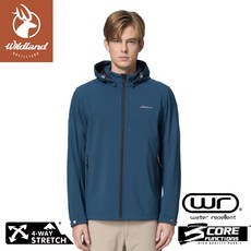 Wildland 荒野 男款 彈性超輕三層山旅機能外套 W2906