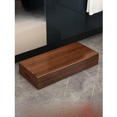 원목 발받침대 사무실 책상용 각도조절 휴대용 디딤대 풋레스트 편안한 다리받침대 인테리어 소품, 90x30x11 방수 바니시 배플 없음