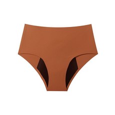 純棉生理褲 無痕薄款四層襠透氣加長防側漏, 膚咖,2XL 90.0-100.0公斤, 膚咖