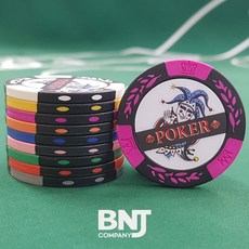 월드트리 조커 포커칩 게임칩 카지노칩 국제규격, 7.자주, 1개