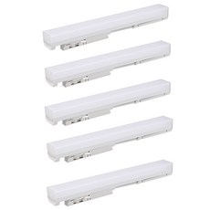 엘포스 LED SIMPLE 300mm 티에스라인등 레일조명 특허등록 TS라인등 슬림형 고출력 플리커프리 바디화이트 +니트럴장갑1개포함, 5개, 주광색
