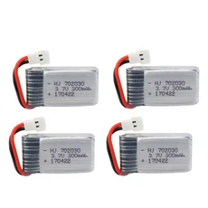 Syma X11 WLToys V911S A120 XK V966 FX801 UDI U830 U816A Hubsan X4 H107L DFD F180W 용 3.7V 300mAh Lip, 05 4Pcs battery, 1개