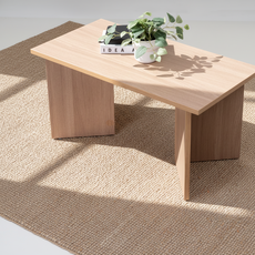 모가 국내제작 거실테이블 거실탁자 낮은테이블 거실협탁 사이드테이블 이안, 월넛