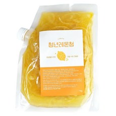 청년수제청 과일청 자일로스 수제 레몬청, 1개, 1kg