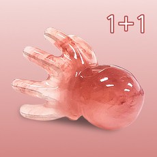 마메드러 문어발 두피 승모근 괄사 1+1, 로즈핑크, 1개