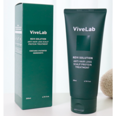 바이브랩 리바이 4주 솔루션 안티 헤어 로스 스칼프 프로틴 트리트먼트, 1개, 200ml