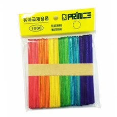 막대기 아이스크림 칼라막대 소 100개입 11.5cm