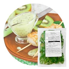 지케이푸드 아워홈 키위드레싱 20g 길거리 토스트 샐러드 소스 대용량 업소용, 80개