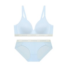 게스언더웨어 여성 여성 속옷 세트 GUESS UNDERWEAR 스트라이프 스파크밴딩 GFWBR313LBU_BP313LBU