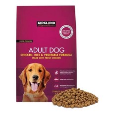 Kirkland Signature 成人犬用雞肉米蔬食配方乾糧, 1入