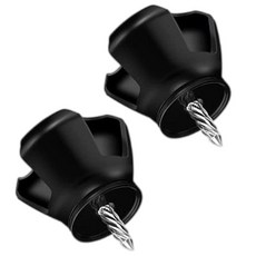 퍼터 그립을위한 골프 공 픽업 3-prong 흡입 컵 퍼터 도구, 플라스틱, 5.5 × 5.5 × 6cm., 2 조각