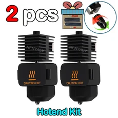 Bambu A1/A1 미니 경화 강철 노즐 어셈블리 3D 프린터엔드 키트 0.2/0.4/0.6/0.8MM, 06 2pcs-Hotend, 04 0.2 미리메터