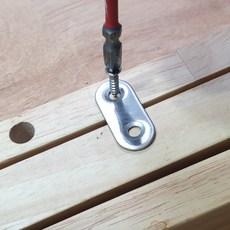 MARKET.MR_ 스테인레스 일자 평철 37x16 4P 평철 일자평철 스텐평철 보강철물 평철브라켓, 1세트, 상세페이지참고