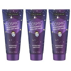 프리맨 코스믹 홀로그래픽 필오프 마스크 하이드레이팅 아메티스트 175ml, 3개, 1개입
