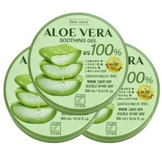 이지마인드 알로에베라 수딩젤, 300g, 3개
