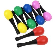 오즈 마라카스 5종 악기완구세트, 빨강, 초록, 노랑, 분홍, 파랑, 4세트