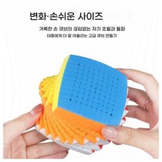 ZCBV 고난이도 큐브 전문가 어려운 10 창의력 16 오각 자석 두뇌 학생 고차 어려운 특이한 9x9 1개, 9x9 × 1개