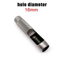 1mm-20mm 고품질 45 # 강철 둥근 구멍 펀치 도구 가죽 공예 벨트 가방 의류 Leathercraft DIY에 대한 중, 04 1pc of  16mm