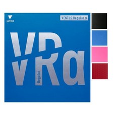 VICTAS Ventus REGULAR α 德國製澀性桌球膠皮, 黑, 1個