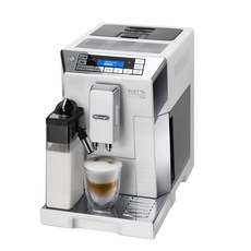 DeLonghi ELETTA CAPPUCCINO TOP 全自動咖啡機 手作自動奶泡雙系統 一鍵製作多種咖啡 自定義喜好風味 自動清洗, 白色