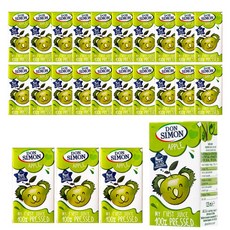 예이니식품 돈시몬 착즙 사과 주스 24개(125mlx24개) 어린이음료수생과일, 24개, 125ml