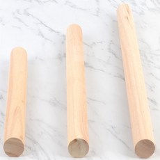 원목 밀대 반죽도구, 미니