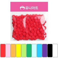 유니아트 1000 퐁퐁 15mm 흰색 1개