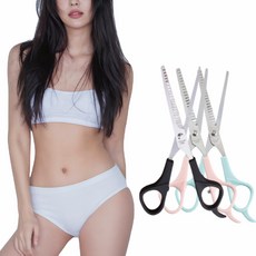 다이떼 비키니라인 브라질리언 Y존제모 숱정리 왁싱가위 음모숱가위, 1개, 민트