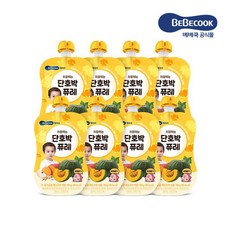 베베쿡 처음먹는 단호박 퓨레 80g 8개