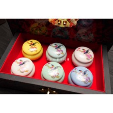 公主的夢中婚禮 拜媽祖城隍夫人王母娘娘九天玄女註生娘娘土地婆妙應仙妃仙女神明胭脂水粉還願拜拜用品聖誕敬獻神尊擺宴, 1個, A.胭脂水粉6件組