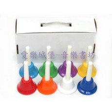 愛樂城堡 奧福樂器 鐵琴 音磚 團體課 律動 遊戲, 1個, 八音律鐘-手搖鐘