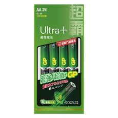 BWW GP超霸PLUS超特強鹼性電池 持久耐用 環保包, 1個, 3號AA(8入)