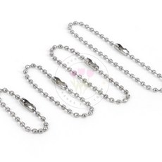 오로라온 실버 메탈 군번줄 1P 8CM 10CM 12CM 15CM 컬러군번줄소량, 1개