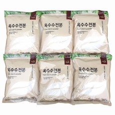 새마원 소연 NON GMO 옥수수전분 100프로 콘스타치, 1kg, 6개