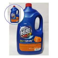 쌍문상회 지금 필요한 비트 액체세제 세탁세제 세제 드럼용 용기 때가쏙비트 액체 라이온코리아 드럼 라이온 LION 4L 31872EA, 본상품