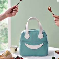 소풍 도시락가방 보온 보냉가방 이유식보냉백 1개, 민트