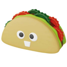 데이비드토이 스트레스 해소 장난감 피젯고, FIDGET타코, 1개