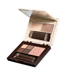 原色波塔綜合盤 三折疊一盤多用 眼影 腮紅 修容 眉粉 眼線 面部多用彩妝盤, 01 自由構色, 1個