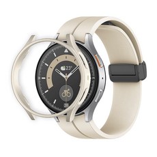 티엑스엘엑스 갤럭시 워치 D버클 실리콘 스트랩 보호 케이스 세트, 스타라이트, 1개