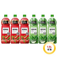 미닛메이드 토마토 + 알로에 각 3개씩 총 6개, 1.5L