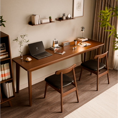 에코 소라노 엔틱 책상 다용도 테이블 플레인 원목책상, 월넛RF-HD626