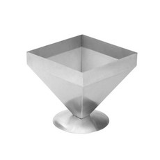 스테인리스 몰드 모양 호텔 피라미드 틀 커터 동파육 프레스틸포코너 11x11CM, 1개