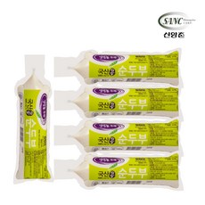 신앙촌 국산콩 생명물 순두부 350g 5모 찌개용 요리용 이유식 본사직영, 5개