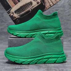 쿠쿠스토어 여름 남성과 여성의 세련된 통기성 메쉬 신발 편안한 부드러운 밑창 탈취 커플 캐주얼 사이즈 3, 03 green, 07 41