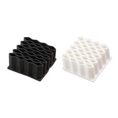 藥膏收納架 - 多功能口紅化妝刷, 黑色, 1個