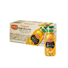 델몬트 오리지널 오렌지주스100 180ml, 12개