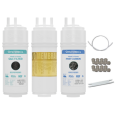 코웨이 정수기 CPI-6500L RO 필터 20cm 최고급형 호환세트, 1개, CPI-6500L RO 1세트(1+1+1)